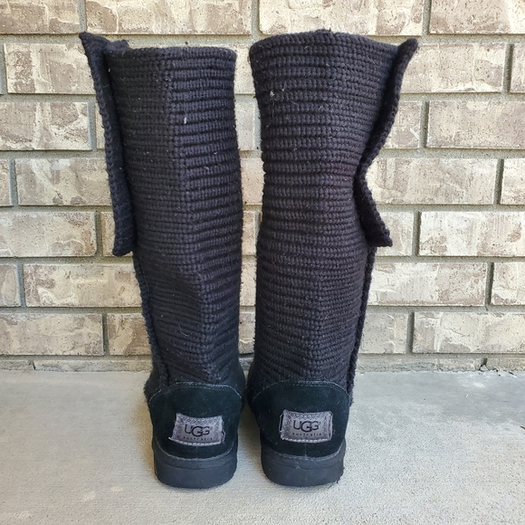 UGG Cardy Classic button knit tall boots women's - Picture 11 of 16